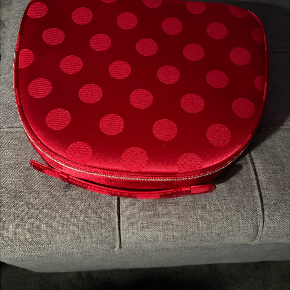 Estee Lauder Red Polka Dot‎ Cosmetic Case - Picture 4 of 16